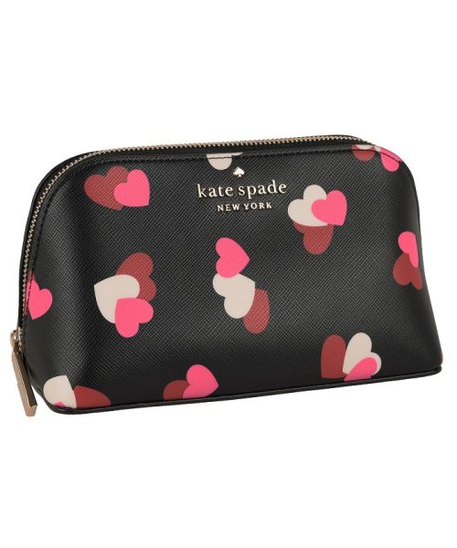 kate spade ケイトスペード コスメ ポーチ 小物入れ ピンク グレー