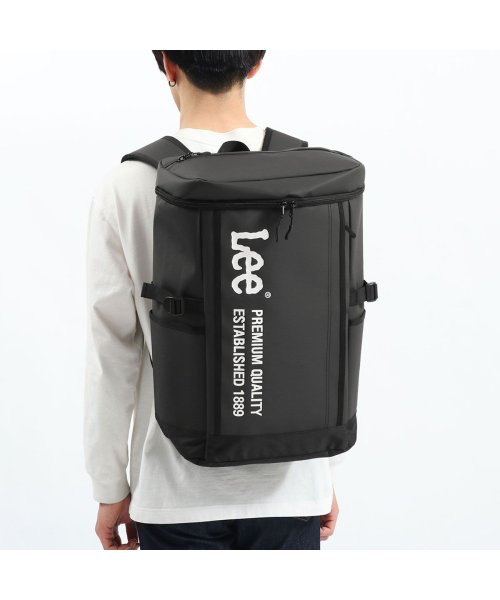 Lee リュック 通学 30l ボックス型 スクエア リー Lee リュックサック バックパック 撥水 高校生 中学生 大容量 A3 Pc 3 4901 リー Lee Magaseek