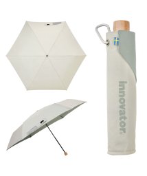 innovator(イノベーター)/イノベーター 折りたたみ傘 晴雨兼用 INNOVATOR 大きい 軽量 遮光 遮熱 撥水 UVカット/ベージュ
