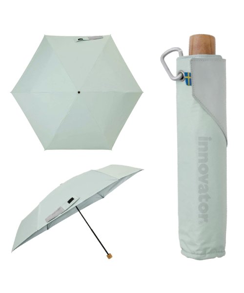 innovator(イノベーター)/イノベーター 折りたたみ傘 晴雨兼用 INNOVATOR 大きい 軽量 遮光 遮熱 撥水 UVカット/ブルー系2