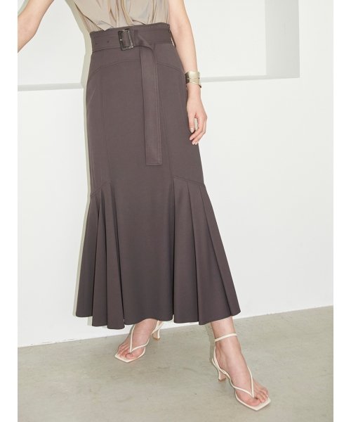 ハイウエストベルテッドマーメイドスカート フレイ アイディー Fray I D Magaseek