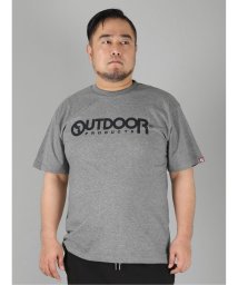 GRAND-BACK(グランバック)/【大きいサイズ】アウトドアプロダクツ/OUTDOOR PRODUCTS 綿天竺 クルーネック 半袖 メンズ Tシャツ カットソー カジュアル インナー ビジネス/グレー