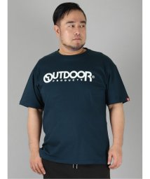 GRAND-BACK(グランバック)/【大きいサイズ】アウトドアプロダクツ/OUTDOOR PRODUCTS 綿天竺 クルーネック 半袖 メンズ Tシャツ カットソー カジュアル インナー ビジネス/ネイビー