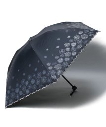 LANVIN en Bleu(umbrella)(ランバンオンブルー（傘）)/晴雨兼用折りたたみ日傘　”グリッター スカラ”/ディープブルー
