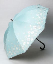 LANVIN en Bleu(umbrella)(ランバンオンブルー（傘）)/晴雨兼用日傘　”グリッター スカラ”/ライトグリーン