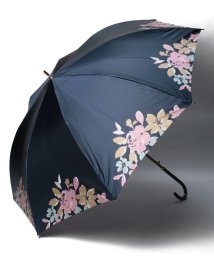 LANVIN Collection(umbrella)(ランバンコレクション（傘）)/傘　”サテンフラワー”/ネイビーブルー