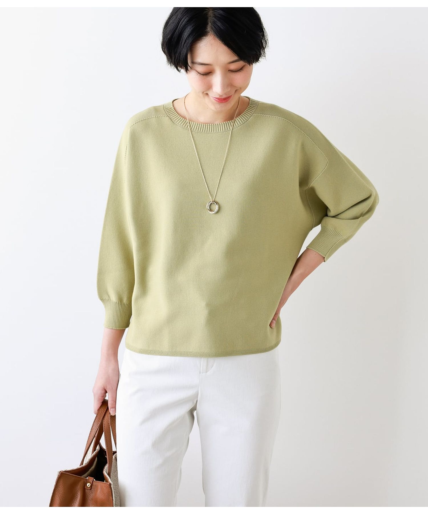 ニット・セーター(5～9分袖/イエロー・黄色)のファッション通販 - MAGASEEK