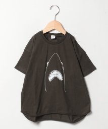 nico hrat(ニコフラート)/シャークＴシャツ/チャコールグレー