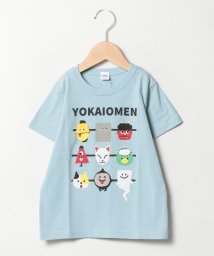 CHEEK　ROOM(チークルーム)/妖怪おめんTシャツ/サックス