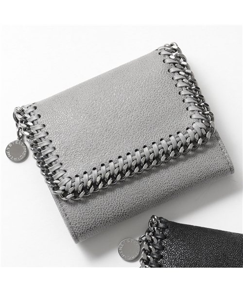 Stella McCartney(ステラマッカートニー)/【STELLA McCARTNEY(ステラマッカートニー)】431000 W9132  Falabella ファラベラ スモール 三つ折り財布 ミニ財布 豆財布/グレー