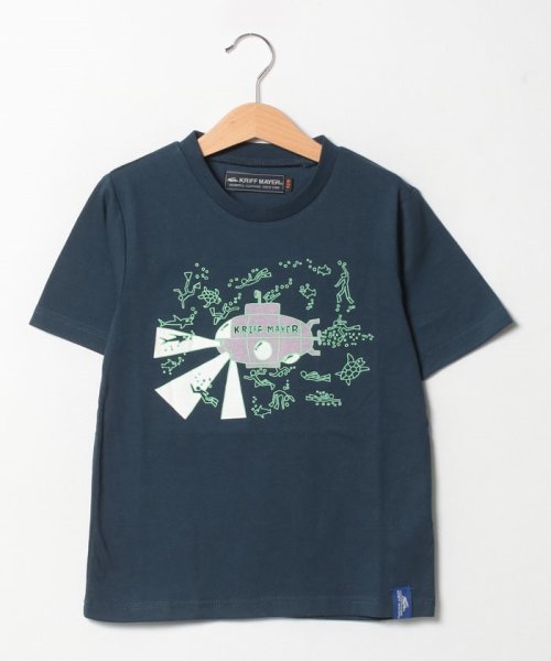 KRIFF MAYER(クリフ メイヤー)/光るバラエTEE（潜水艦）/ネイビー