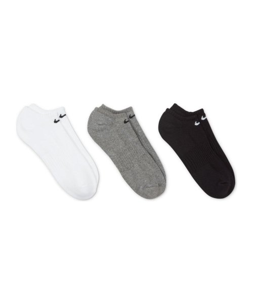 NIKE(ナイキ)/NIKE ナイキ  SX7673 010 100 964 EVERYDAY CUSHIONED エブリデイ クッションド トレーニング ノーショウ ソックス /その他