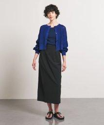 UNITED ARROWS(ユナイテッドアローズ)/＜TO UNITED ARROWS＞ P/PU RAP GATH SKIRT 91/スカート/BLACK