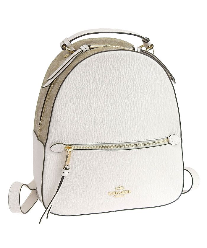 Coach jordyn backpack with signature canvas hot sale