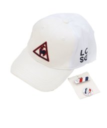 GRAND-BACK(グランバック)/【大きいサイズ】ルコックスポルティフ ゴルフ/le coq sportif GOLF マーカー付メッシュキャップ/ホワイト