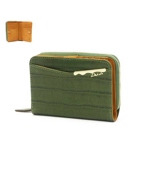 ダコタ 財布 Dakota オスピタリタ 二つ折り財布 小銭入れ 本革 牛革 型押し クロコダイル ブランド ダコタ Dakota Magaseek