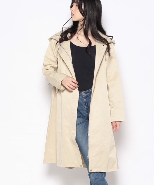 offprice.ec(offprice ec)/【Bou Jeloud/ブージュルード】Aラインモッズコート /BEIGE