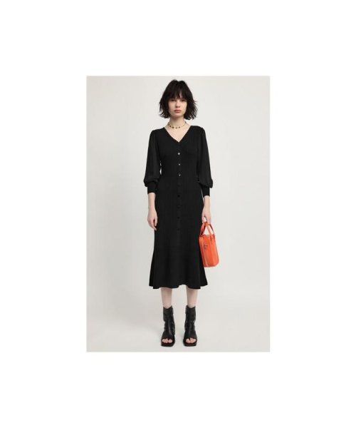 SLY(スライ)/PUFF SLEEVE L／ワンピース/BLK