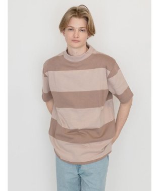 Levi's/モックネックTシャツ FAWN WIDE STRIPE/504637423