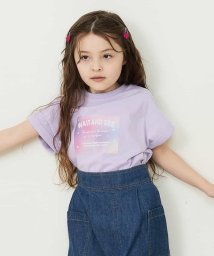 a.v.v(KID'S)(アー・ヴェ・ヴェキッズ)/[140－150]アソートロゴTシャツ/ラベンダー