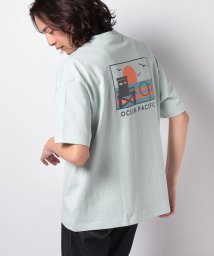 Ocean Pacific MENS(オーシャンパシフィック　メンズ)/【OP】ハンソデ Tシャツ/スカイブルー