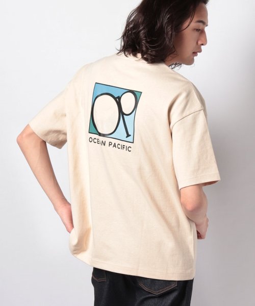 Ocean Pacific MENS(オーシャンパシフィック　メンズ)/【OP】ハンソデ Tシャツ/アイボリー