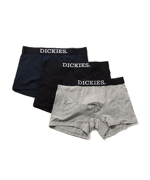 Dickies(Dickies)/Dickies 無地ボクサーパンツ 3枚セット/ネイビー