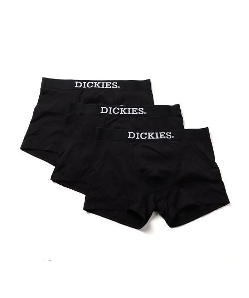 Dickies(Dickies)/Dickies 無地ボクサーパンツ 3枚セット/ブラック