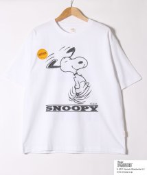 ALWAYS GOOD TIME NEW BASIC STORE(オールウェイグッドタイムニューベーシックストア)/【PEANUTS × sportswear】コラボ プリントクラシックTシャツ/ルーズシルエットＴシャツ/ホワイト