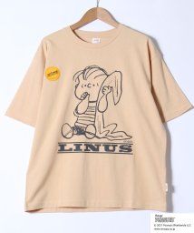 ALWAYS GOOD TIME NEW BASIC STORE(オールウェイグッドタイムニューベーシックストア)/【PEANUTS × sportswear】コラボ プリントクラシックTシャツ/ルーズシルエットＴシャツ/レモン