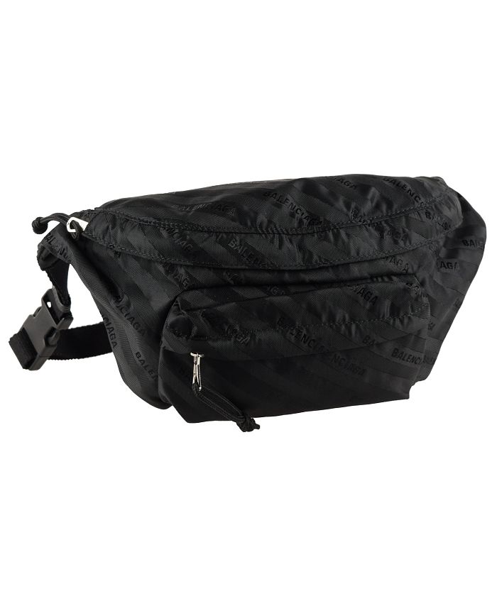 balenciaga black fanny pack