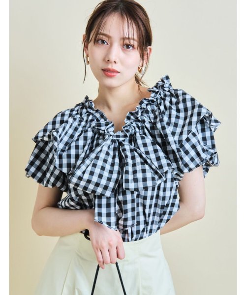 ショルダーフリルブラウス マイストラーダ Mystrada Magaseek