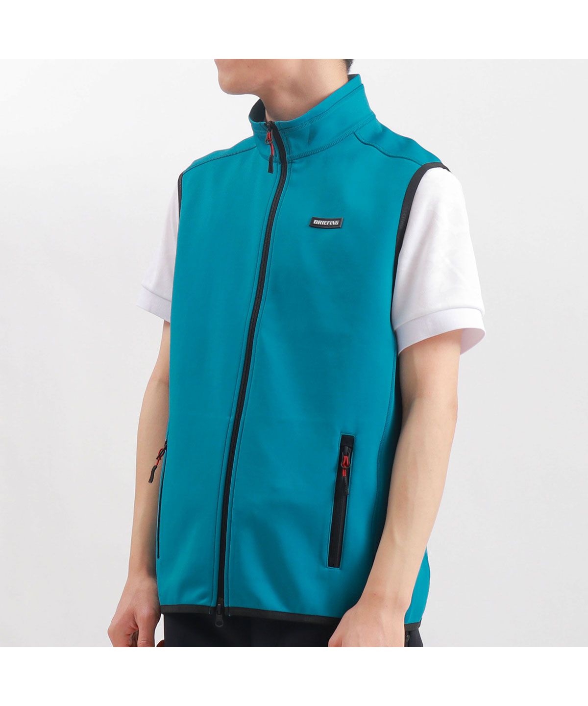 【日本正規品】 ブリーフィング ゴルフ ウェア BRIEFING GOLF MENS 3D LOGO VEST ベスト ジャージ メンズ  BBG221M13