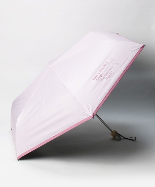 Lovetoxic(ラブトキシック)/カフェ柄折り畳み傘/ピンク