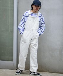 GLOSTER(GLOSTER)/【WORK ABOUT/ワークアバウト】OVERALLS オーバーオール/オフホワイト