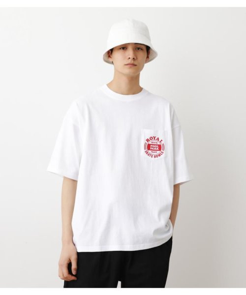 RODEO CROWNS WIDE BOWL(ロデオクラウンズワイドボウル)/POOL PARK Tシャツ/WHT