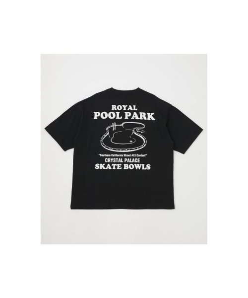 RODEO CROWNS WIDE BOWL(ロデオクラウンズワイドボウル)/POOL PARK Tシャツ/BLK