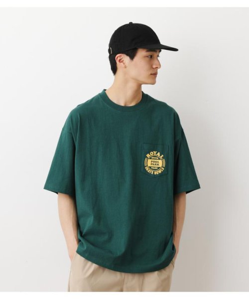 RODEO CROWNS WIDE BOWL(ロデオクラウンズワイドボウル)/POOL PARK Tシャツ/GRN