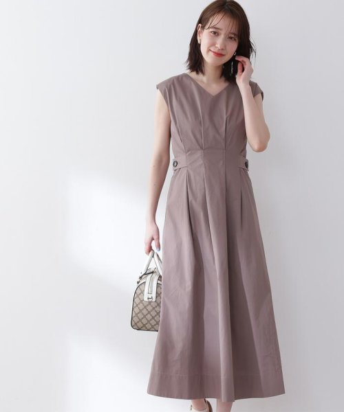 ウエストタック脇ボタンノースリーブワンピース S Size Line エヌナチュラルビューティベーシック N Natural Beauty Basic Magaseek