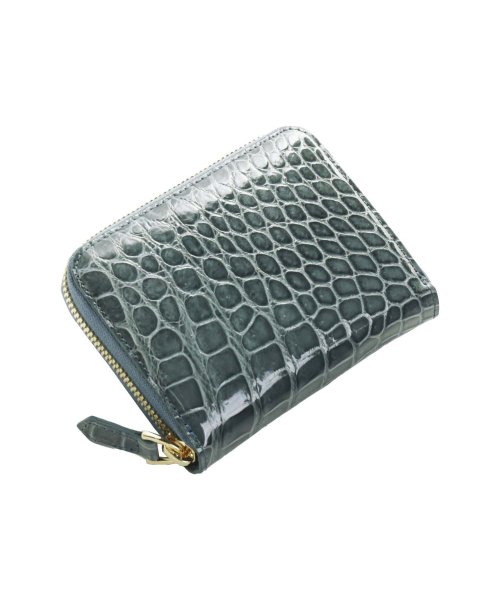 クロコダイルミニ財布ヘンローン社製原皮使用 - 【激安大特価！】