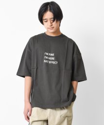 RAT EFFECT/3段ロゴプリントスーパービッグTシャツ/504642639