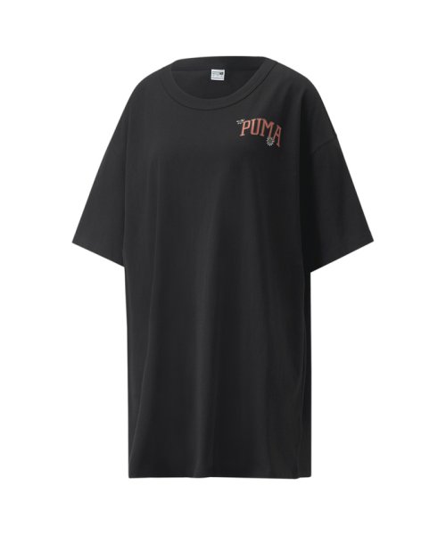 PUMA(プーマ)/ウィメンズ ダウンタウン DOWNTOWN グラフィック Tシャツ ドレス/PUMABLACK