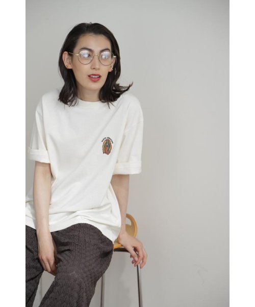 セール ワンポイント刺繍tシャツ ローズバッド Rose Bud Magaseek