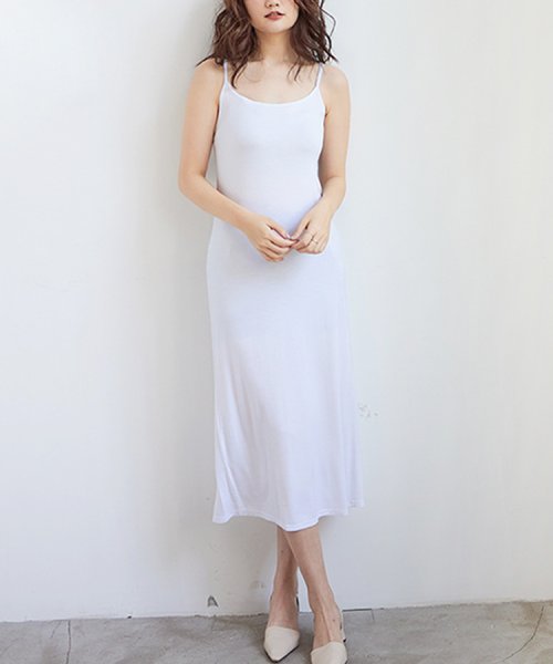 ロングキャミソール インナー レイヤード ドゥーベル Doux Belle Magaseek