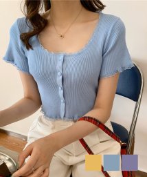 maison de LATIR/女性らしい上品さも演出できるアイテムのリブTシャツ/504351610