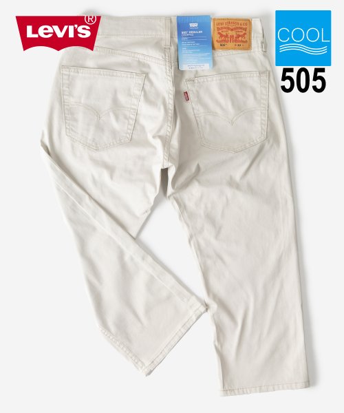 セール Levi S リーバイス 505 クロップド クールマックス チノパン アイボリー アメカジ デニム カラーパンツ Coolmax 22ss Levis Levi S Magaseek