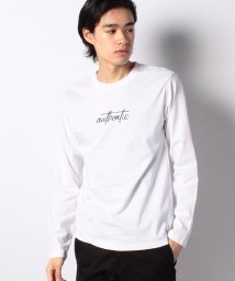 STYLEBLOCK(スタイルブロック)/プリントロングTシャツ/Aホワイト