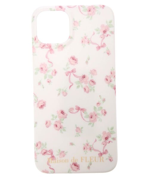 ローズリボンアイフォン13ケース メゾンドフルール Maison De Fleur Magaseek