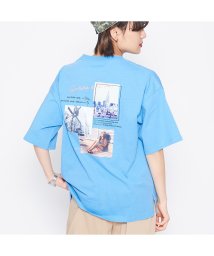 Spiritoso/フォトプリント刺繍ロゴTシャツ/504646441