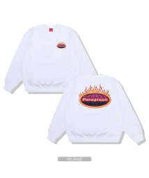 1111clothing(ワンフォークロージング)/パラグラフ スウェット トップス 長袖 正規品 ◆Paragraph Fire Embroidery Sweatshirt ◆ 有名 ブランド トレーナー オー/その他